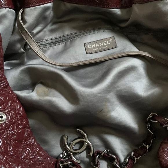 SOLD Burgundy Rock In Moscou Bag Patent Leat - Picture 7 of 8